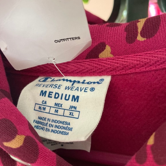 NWT CHAMPION LEOPARD HOODIE - Picture 2 of 3